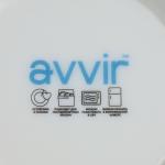 Тарелка глубокая Avvir «Лист папоротника», 600 мл, d=17.5 см, стеклокерамика, белая