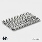 Блюдо Magistro Hypnose, 27?16.5?2 см, прямоугольное, фарфор, белое