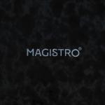 Блюдо Magistro «Ночной дождь», 21?14?3 см, фарфор, чёрное
