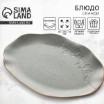 Блюдо керамическое «Сканди», 23?34 см, Dolce Ceramo