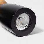 Мельница для специй Magistro Ollander, 17 см, чёрная