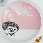 Тарелка керамическая «Ёжик», 25.5 см, Dolce Ceramo