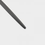 Набор чайных ложек Magistro «Фолк», длина 13.2 см, 6 шт., нержавеющая сталь, чёрный