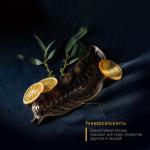 Блюдо для фруктов Доляна «Винтажный лист», 28?10 см, бронзовое