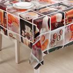 Клеёнка на стол Доляна, ширина 137 см, толщина 0.07 мм, рулон 30 м