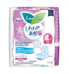 KAO Гигиенические прокладки Laurier Super Slim Guard 4 КАПЛИ для обил выде с крыл без аром 25см 17шт
