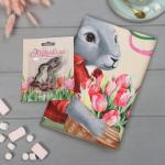 Набор «8 марта»: полотенце 40?73 см, саржа 190 г/м?, формочки для печенья