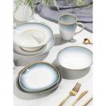 Салатник Magistro «Пэвэти», 0.38 л, d=16.5 см, фарфор, белый, голубой