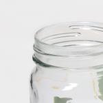 Банки Доляна «Свежий бриз», набор 2 шт.: 2 банки с крышками и трубочками 450 мл, стекло