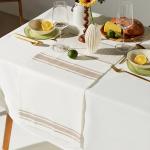 Дорожка на стол Этель Rigoroso 40?146 см, лён 100%, плотность 260 г/м?, белая