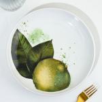 Тарелка керамическая «Сочный лайм», 22.5 см, Dolce Ceramo