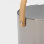 Ведро для льда Magistro «Кайлас», 1.5 л, 13?13 см, стекло, серое