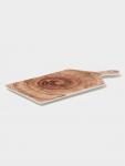 Блюдо для подачи Magistro Wood, 36.5?18?1.2 см, фарфор, коричневое