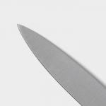 Нож для овощей кухонный Доляна Venus, лезвие 9 см, чёрный