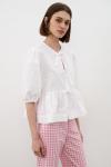 Брюки  TR2535_Pink Checkers/Розовый, белый