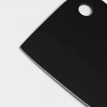 Нож топорик кухонный Magistro Vantablack, длина лезвия 20.3 см, чёрный