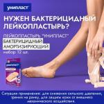 лейкопластырь унипласт бактериц амортизир n12