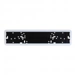 NG Рамка номерного знака, пластик + нерж.сталь 8050 (1 шт.), белый