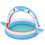 BESTWAY Игровой бассейн с брызгалкой SHARKTASTIC, 163x127x92см, до 3-х лет, 53157