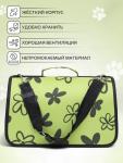 Сумка-переноска каркасная "Цветы", размер S, 37,5 х 17 х 22 см