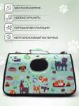 Сумка - переноска для животных "Верный друг", каркасная, размер L, 53 х 21 х 29 см