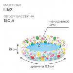 Бассейн надувной INTEX «Фрукты», 122?25 см, от 2 лет, 59421NP