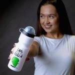 Бутылка для воды «Ешь, молись, худей», 750 мл, белая