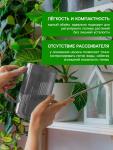 Лейка с длинным носиком, 1 л, без рассеивателя, серая, Greengo