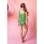 Купальник KAFTAN Tropical, рост 122-128 см (34), зелёный