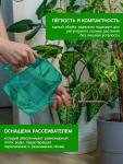 Лейка с длинным носиком, 1.5 л, с рассеивателем, голубая, Greengo
