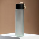 Бутылка для воды WATER, стекло, 350 мл, МИКС