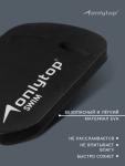 Доска для плавания ONLYTOP, 44х28х3,3 см, цвет чёрный