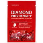 SOME BY MI DIAMOND BRIGHTENING GLOW LUMINOUS AMPOULE M Ампульная тканевая маска для лица с алмазной  25г