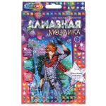 Алмазная мозаика 10х15 см воин стихий МУЛЬТИ АРТ в кор.50шт