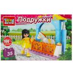Конструктор девочка с лошадкой, 35 дет. Город мастеров в кор.2*40шт