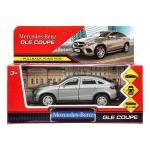 Машина металл MERCEDES-BENZ GLE COUPE длин 12 см, двери, багажн, серый, кор. Технопарк в кор.2*36шт