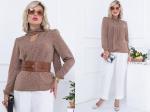 Блузка мила (какао) р