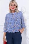 Блузка мелаццо (скай блу) р