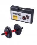 Гантель разборная в чемодане BASEFIT DB-705 чугун/пластик, 7,5 кг, 1 шт