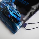 Мешок для обуви «Тачка» черный 41?30 см