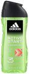 Гель для душа Adidas Active Start 3в1 для мужчин  250 мл