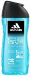 Гель для душа мужской Adidas Ice Dive 3в1 (свежесть)  250 мл