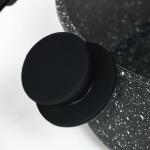 Крышка Magistro, d=22 см, со сливом, с силиконовым ободком и ручкой, жаропрочное стекло