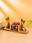 Вечный календарь настольный «Кошки», 6.5?28?15 см, дерево