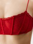 Бюстгальтер Bralette жен. Shampany красный