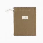 Мешочек текстильный Этель ECO, оливковый, 27?34 см, 70% хлопок, 30% лён, 190 г/м?