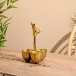 Менажница «Заяц», 14?14?24 см, алюминий