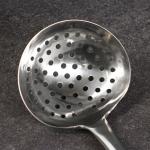 Шумовка для казана Шафран, 49 см, диаметр 12.5 см, глубина 5.5 см, узбекская, металл