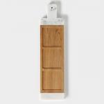 Менажница Magistro Forest dream, 3 секции, 40?10 см, акация, мрамор