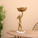 Конфетница «Кролик», 24?24?54 см, алюминий